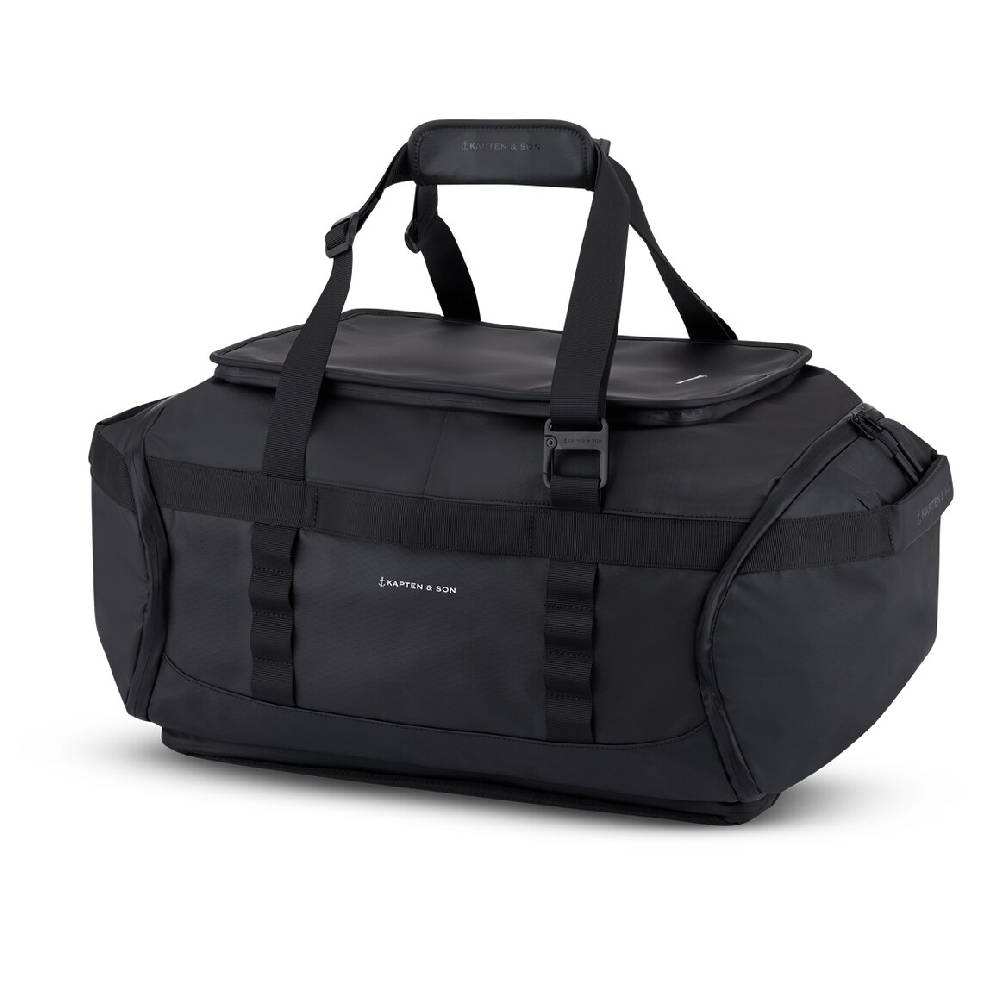 ﻿Kpten & Son Everyday Set Lisbon Duffle All Black Saisonale Angebote