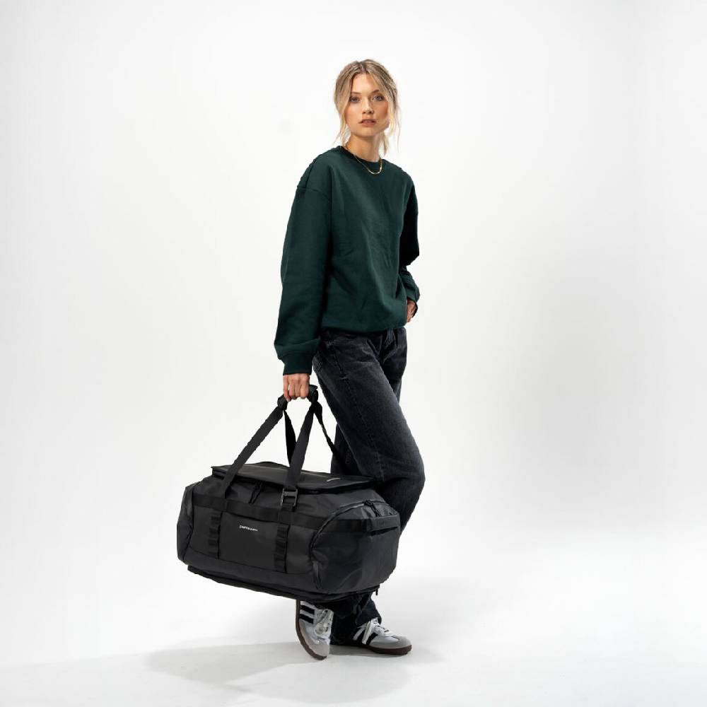 Kpten & Son Lisbon Duffle Backpack All Black Outlet