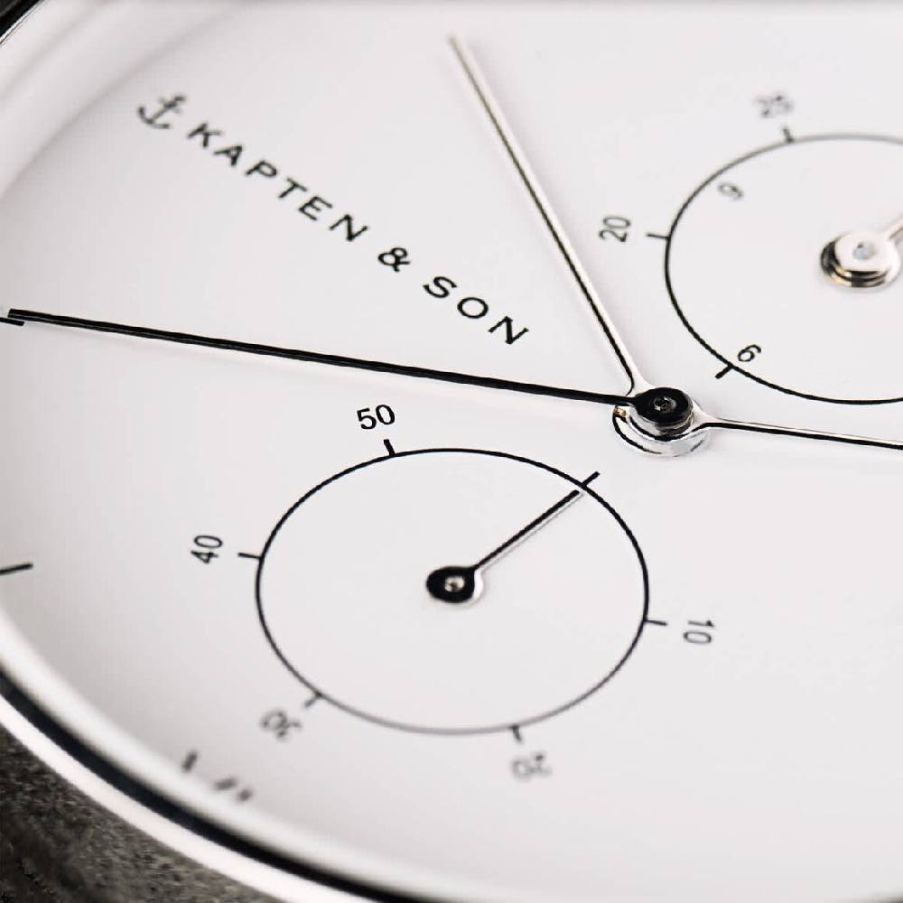 Kpten & Son Chrono Silver Steel Preisnachlass