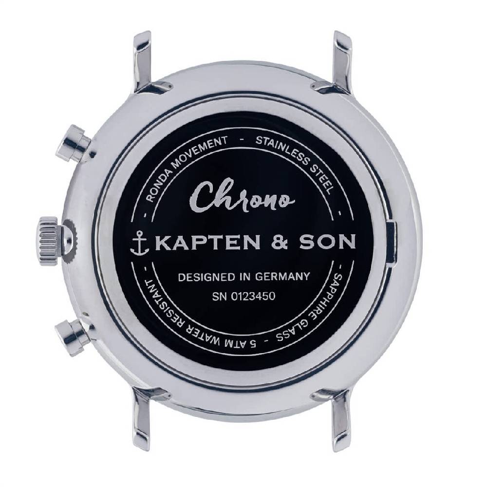 Kpten & Son Chrono Silver Steel Preisnachlass