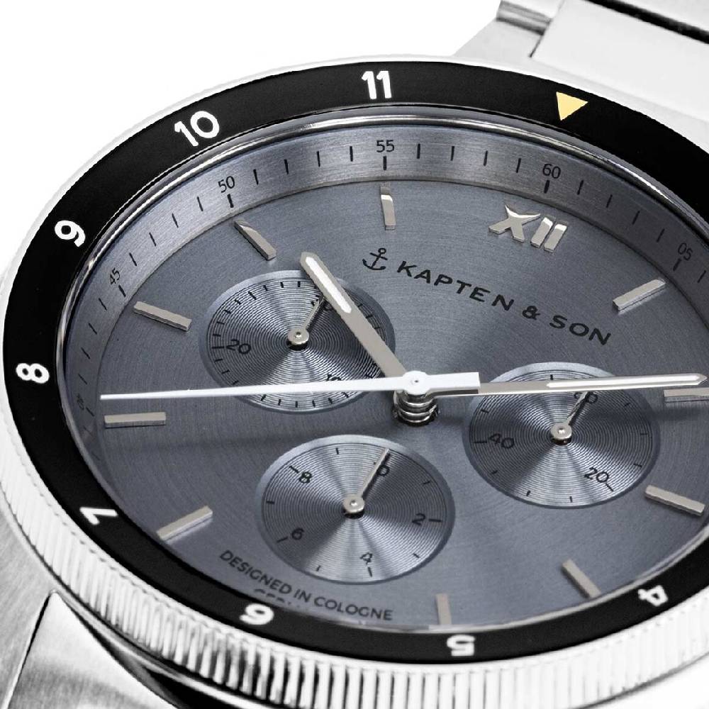 Kpten & Son Rise Silver Slate Steel Vatertagsangebot