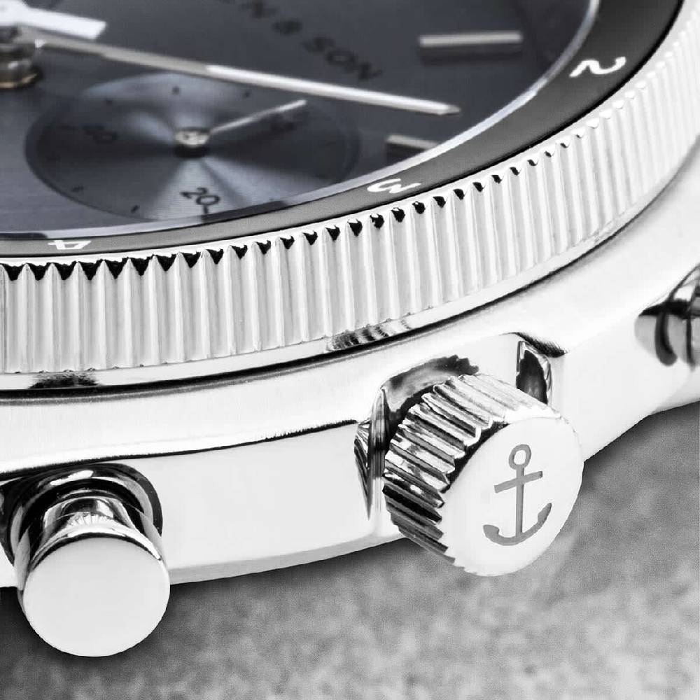 Kpten & Son Rise Silver Slate Steel Vatertagsangebot