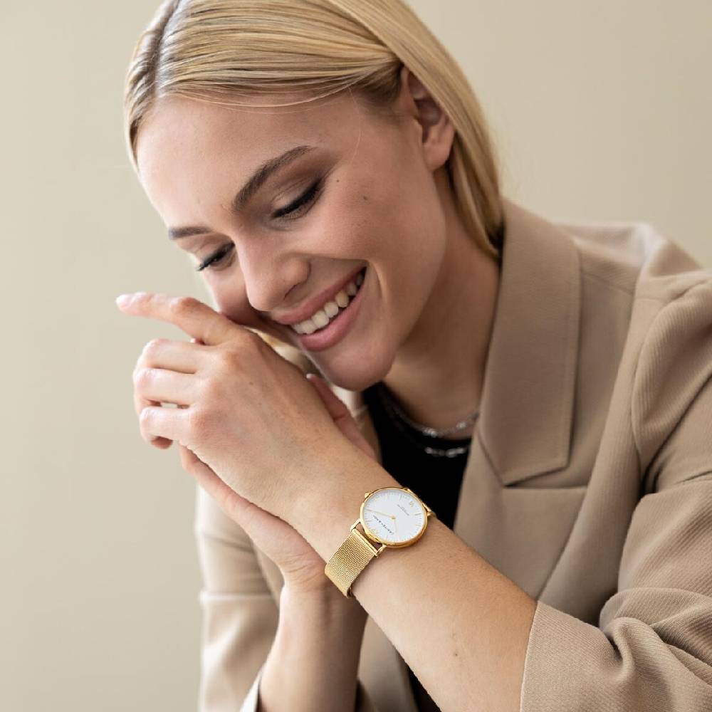 Kpten & Son Campus Small Gold Mesh Heißer Verkauf