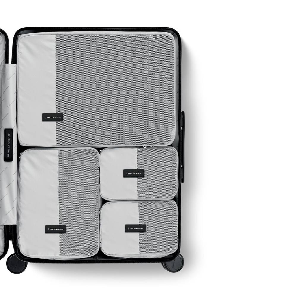 Kpten & Son Packing Cubes Set Large All Black Wochenangebot
