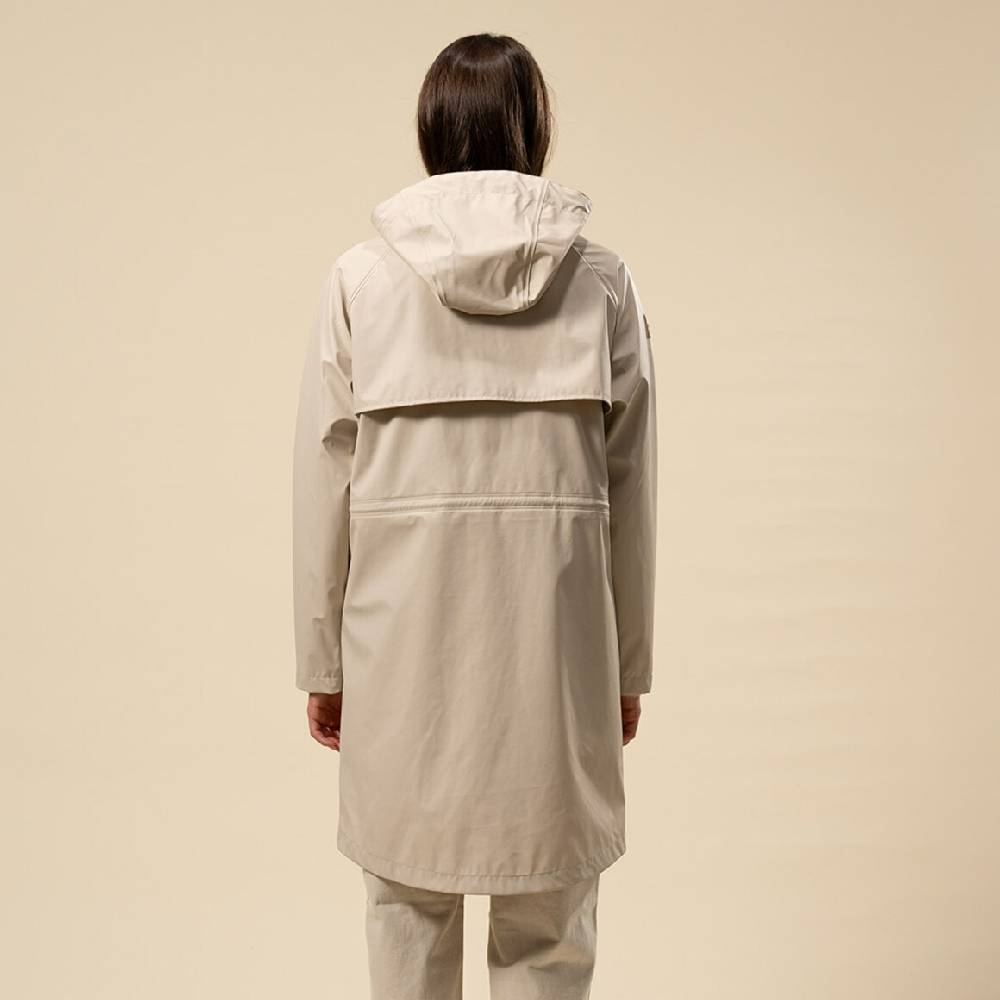 Kpten & Son Everyday Rain Jacket Long Sandstone Bis zu 50% Rabatt