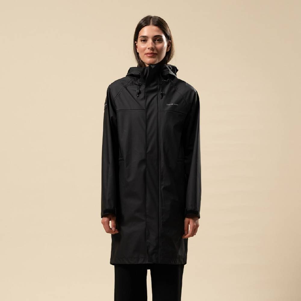 Kpten & Son Everyday Rain Jacket Long Midnight Black Bis zu 60% Rabatt