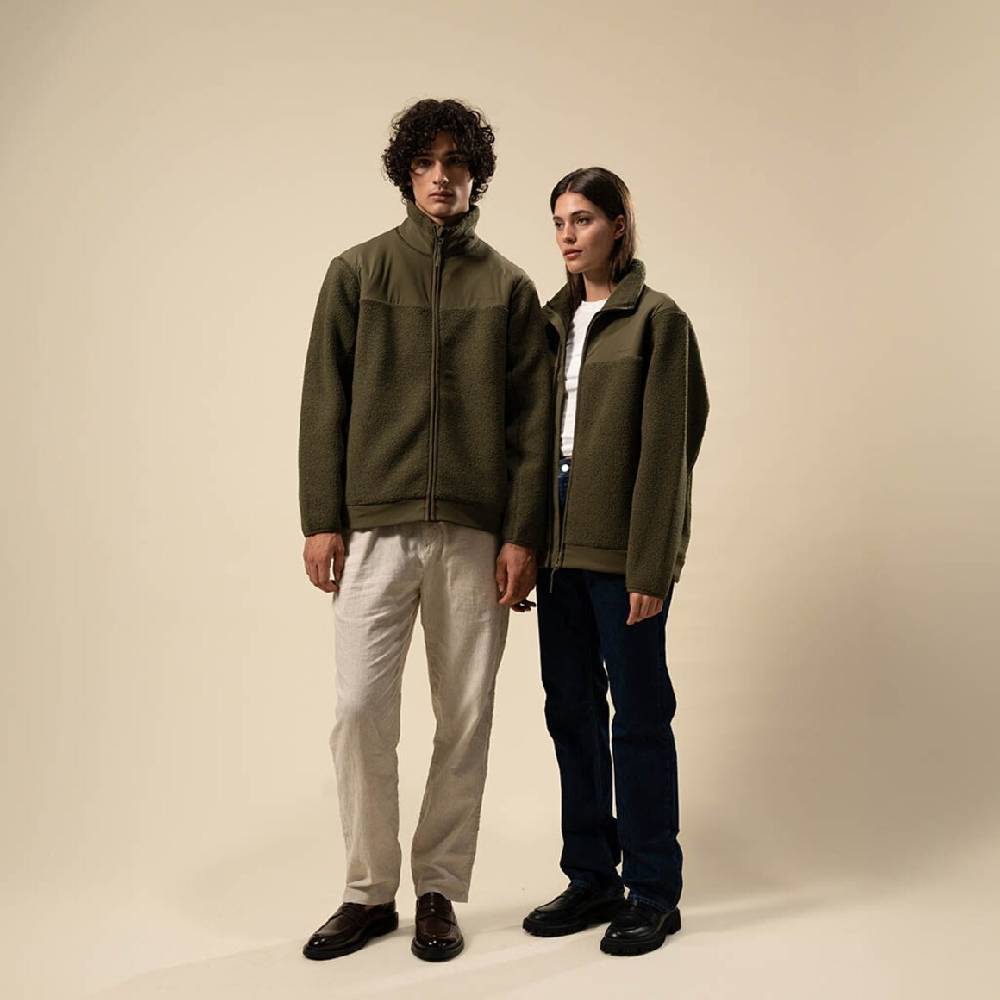 Kpten & Son Everyday Fleece Jacket Forest Green Vierteljährliche Förderung