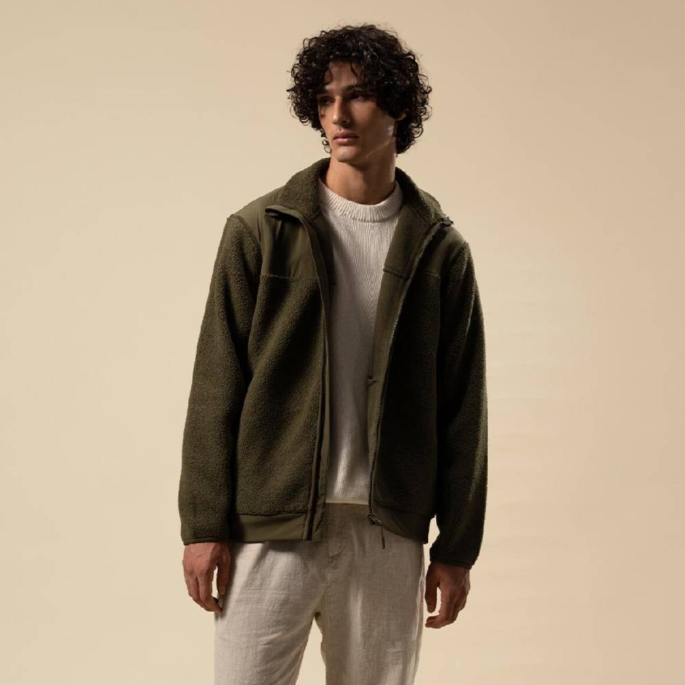 Kpten & Son Everyday Fleece Jacket Forest Green Vierteljährliche Förderung
