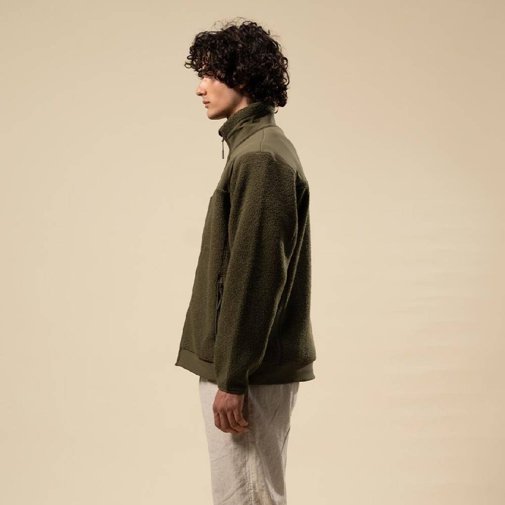 Kpten & Son Everyday Fleece Jacket Forest Green Vierteljährliche Förderung