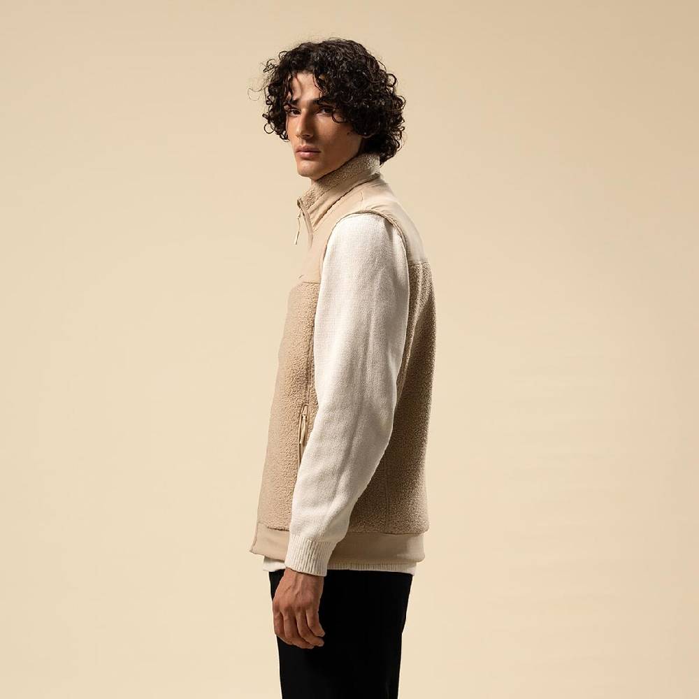 Kpten & Son Everyday Fleece Vest Sandstone Bis zu 55% Rabatt