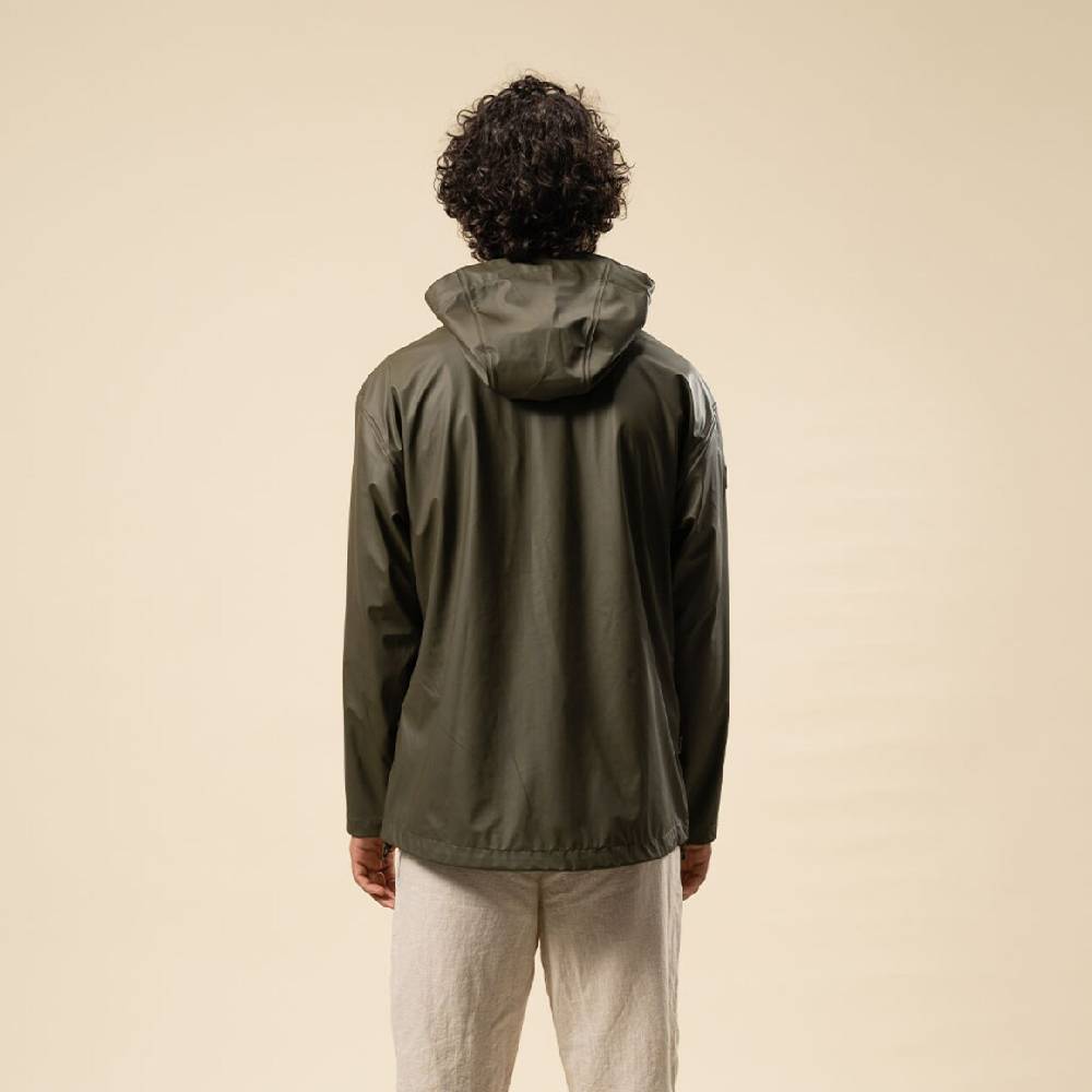 Kpten & Son Everyday Rain Jacket Short Forest Green Discount Store für neue Produkte