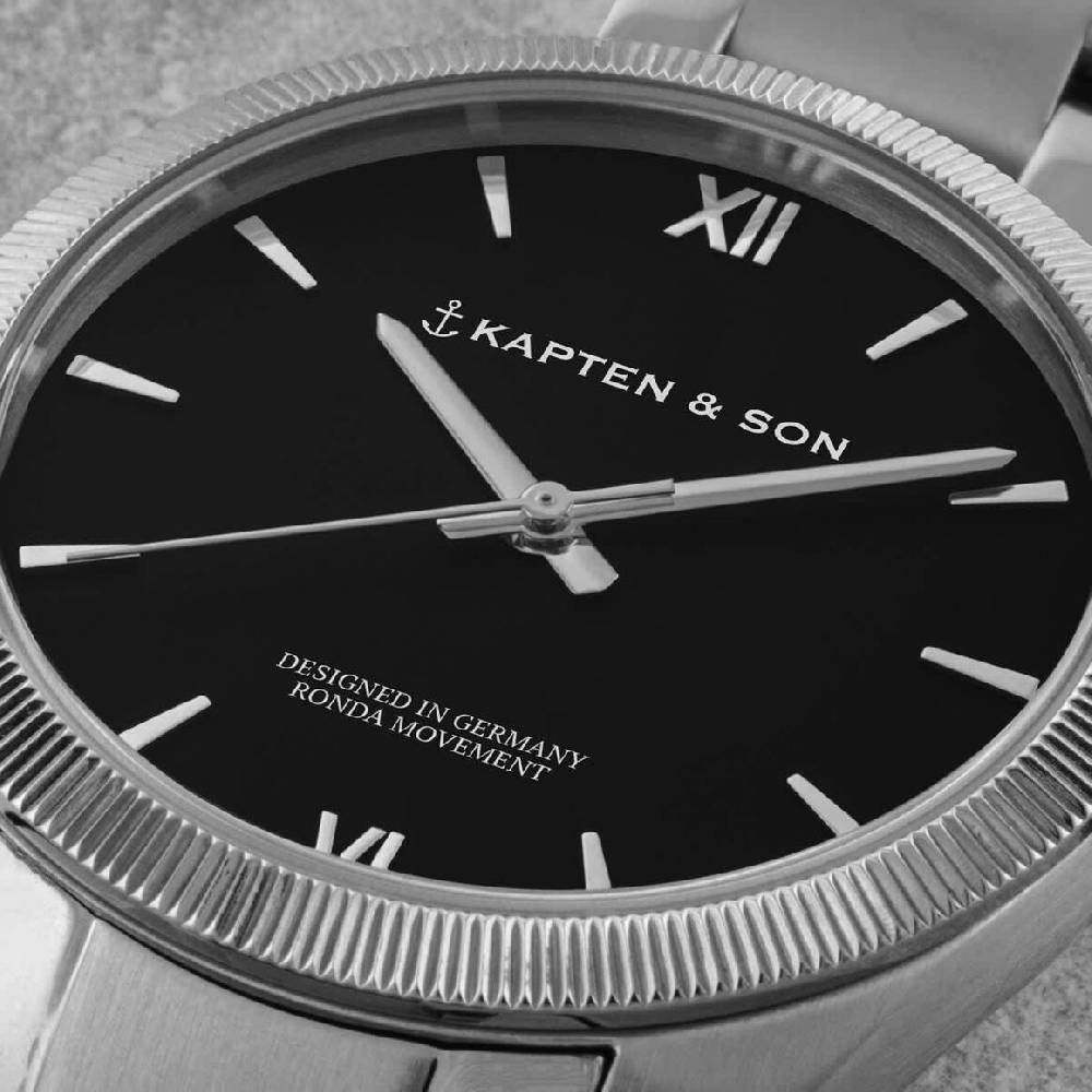 Kpten & Son Crush Silver Black Steel Clearance-Verkauf