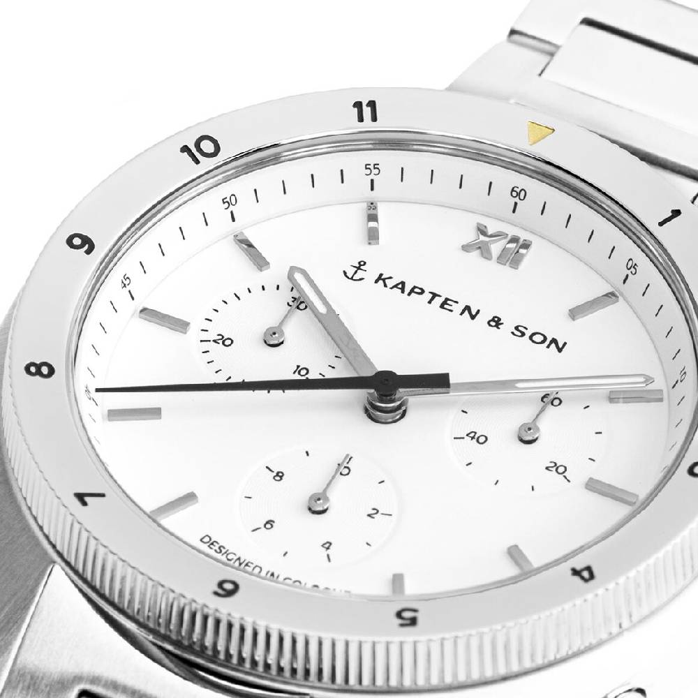 Kpten & Son Rise Small Silver Steel Kostenloser Versand international