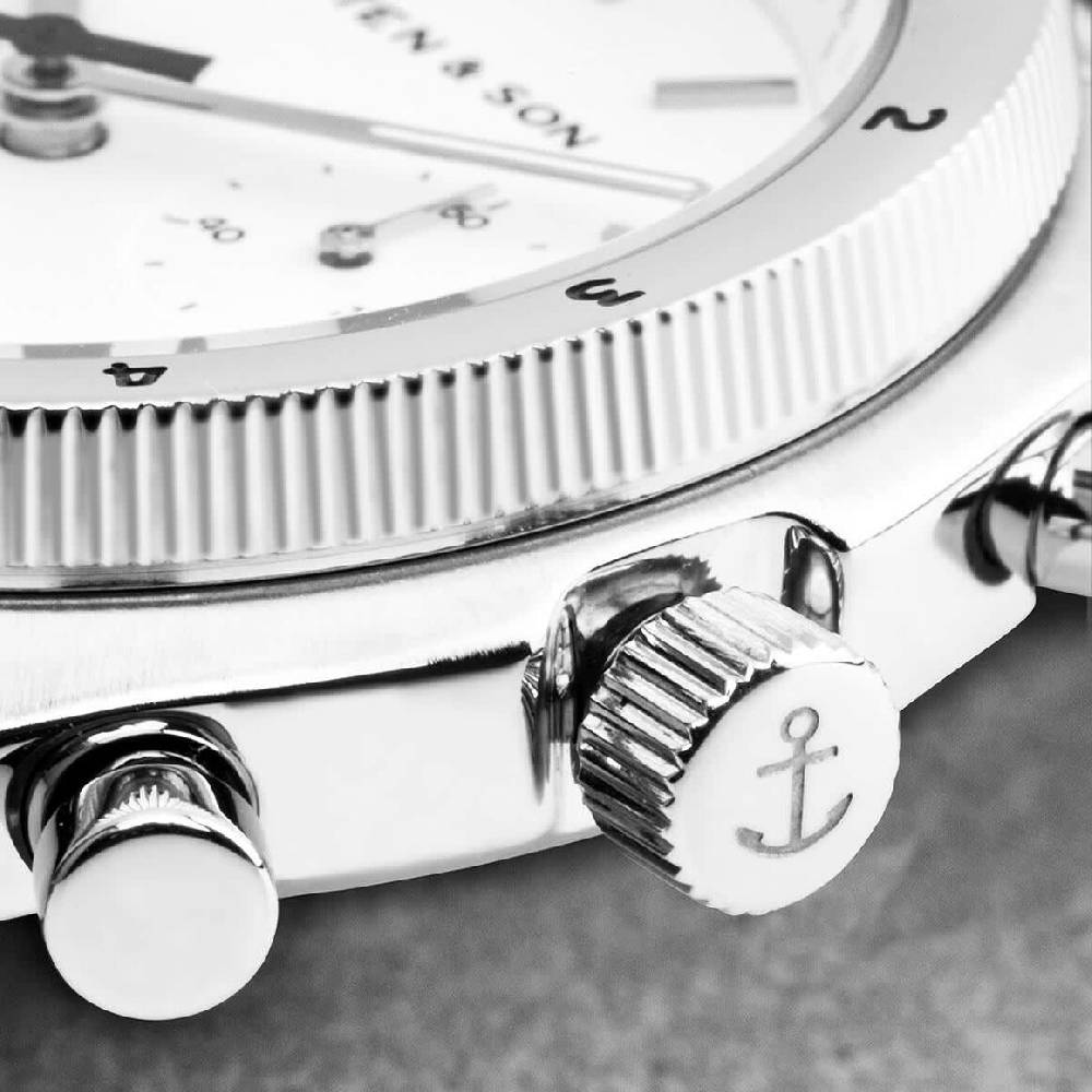 Kpten & Son Rise Small Silver Steel Kostenloser Versand international