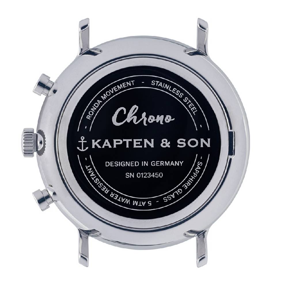 Kpten & Son Chrono Silver Bicolor Steel Rabatte dieses Monats