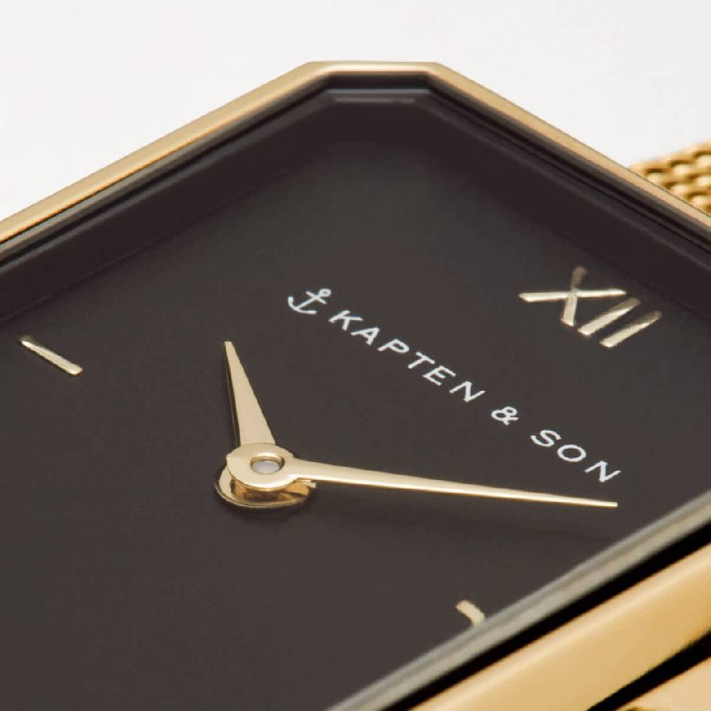 Kpten & Son Grace Gold Black Mesh Auslauf