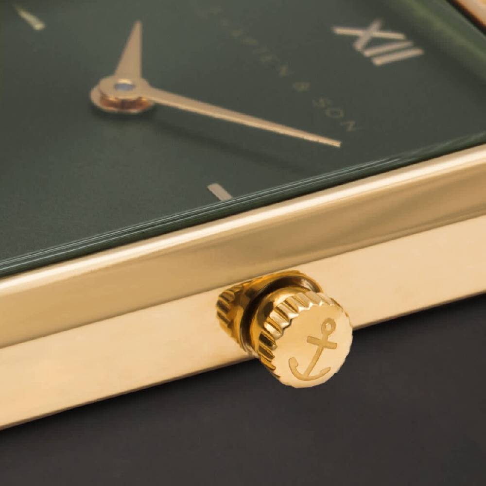 Kpten & Son Grace Gold Green Woven Steel Hotsell