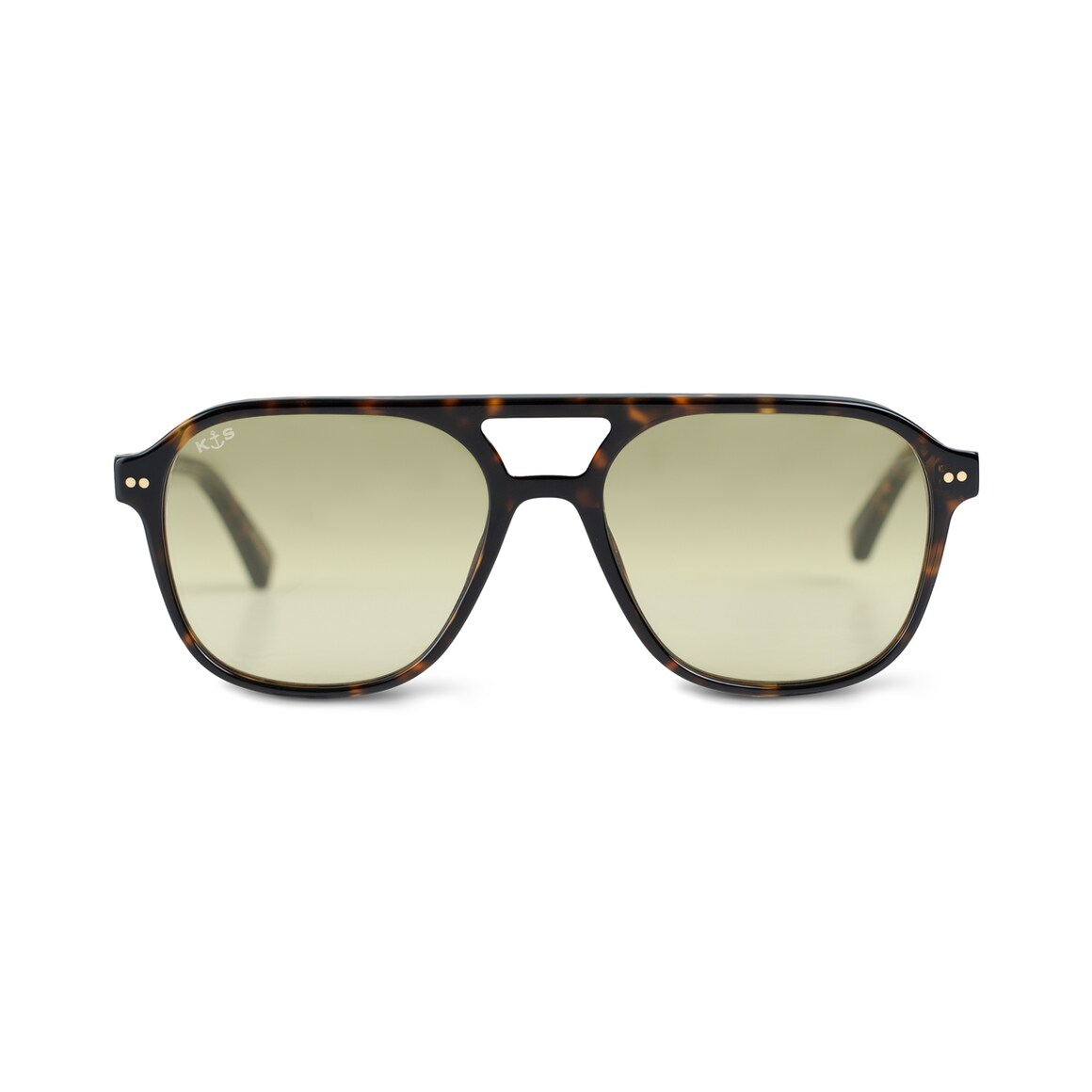 Kpten & Son Zurich Oversize Dark Tortoise Green Valentinstagsangebot