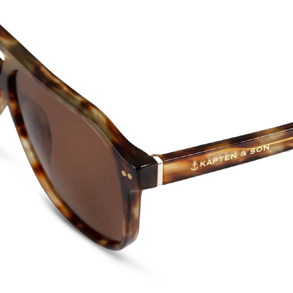 Kpten & Son Zurich Oversize Havana Tortoise Brown Bestseller