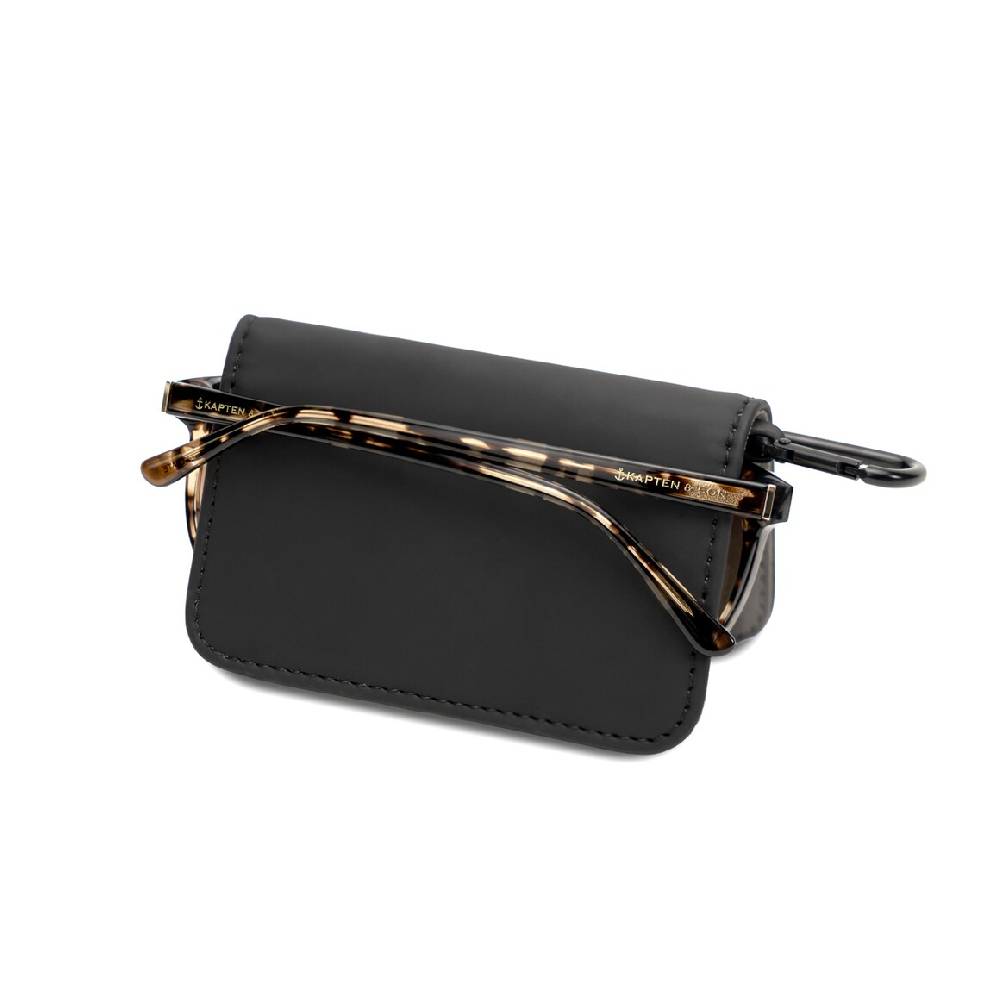 Kpten & Son Eyewear Pouch All Black Kostenlose Rückgabe