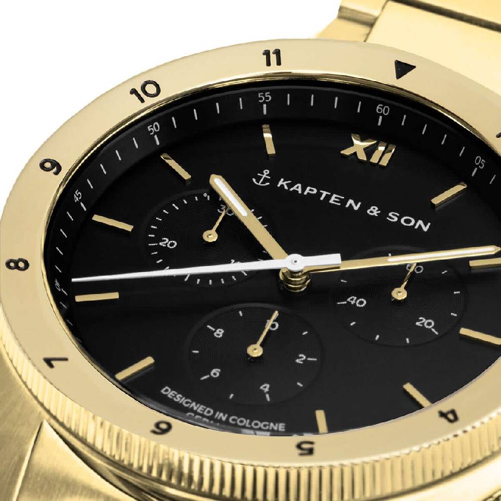 Kpten & Son Rise Small Gold Black Steel Discount Store für neue Produkte