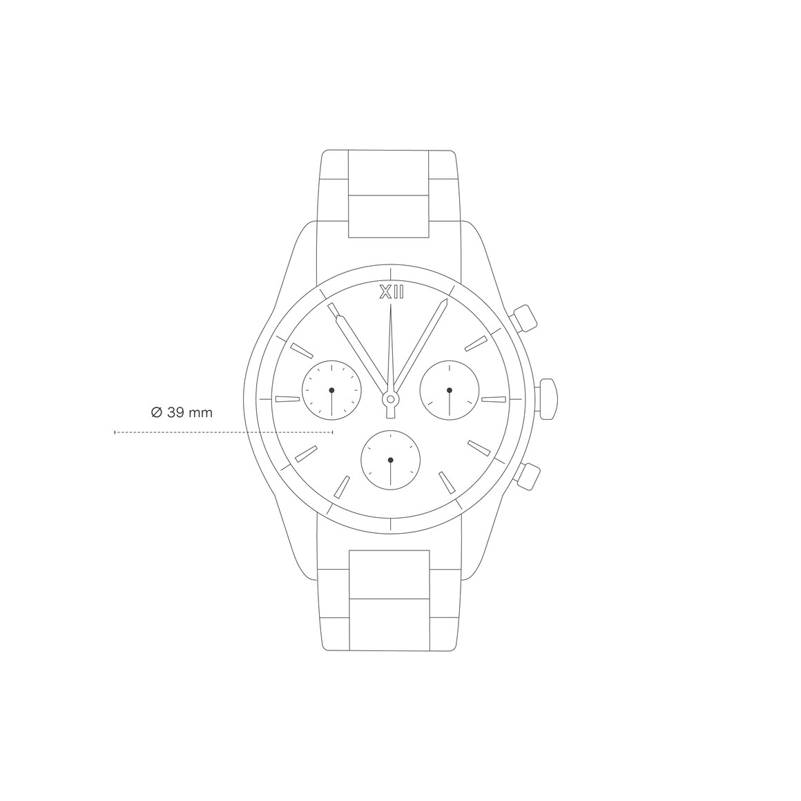 Kpten & Son Rise Small Silver Black Steel Riesige Rabatte