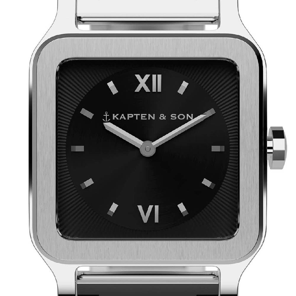 Kpten & Son Tresor Silver Black Bold Steel Kostenloser Versand international