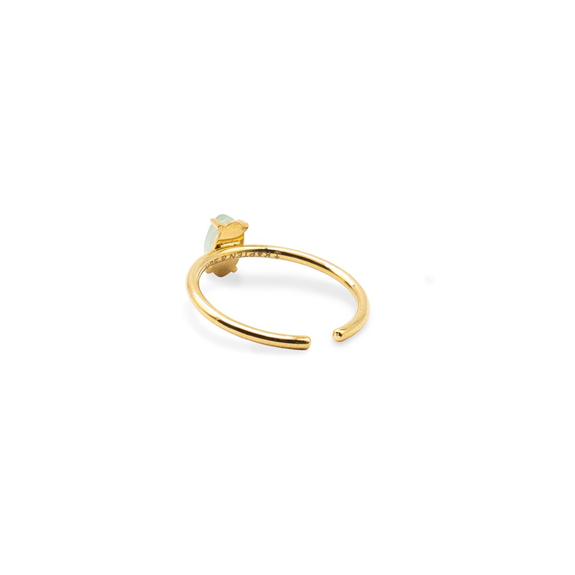 Kpten & Son Ring Harmony Single Stone Gold Neueste Stile