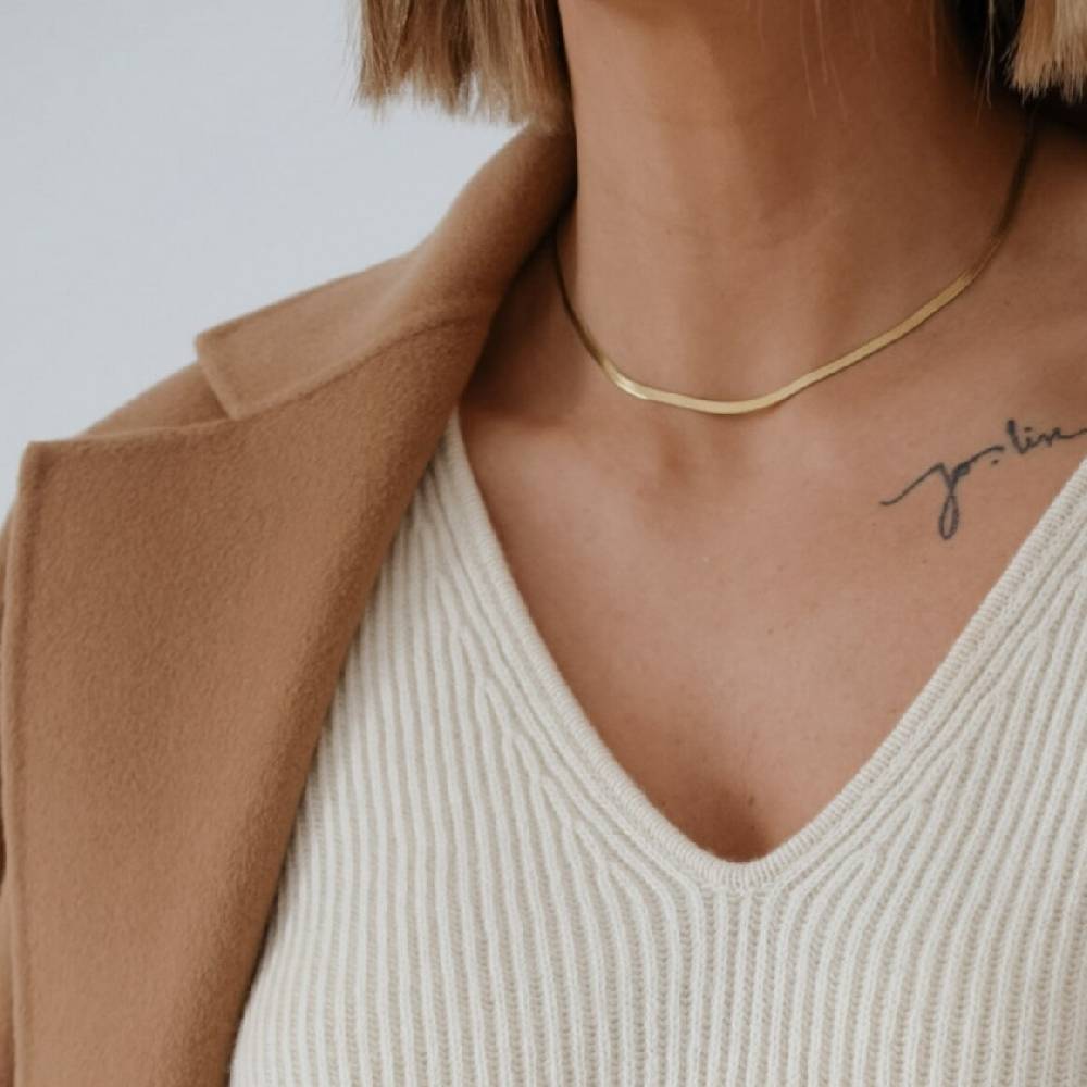 Kpten & Son Necklace Snake Gold Bis zu 60% Rabatt