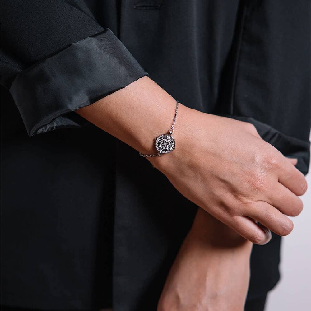 Kpten & Son Bracelet Coin Marrakech Silver Riesige Rabatte