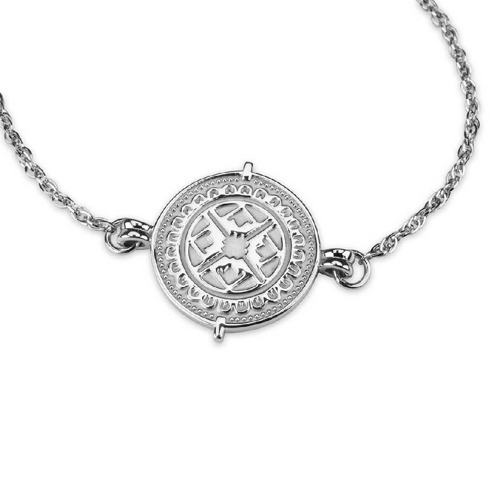 Kpten & Son Bracelet Coin Marrakech Silver Riesige Rabatte
