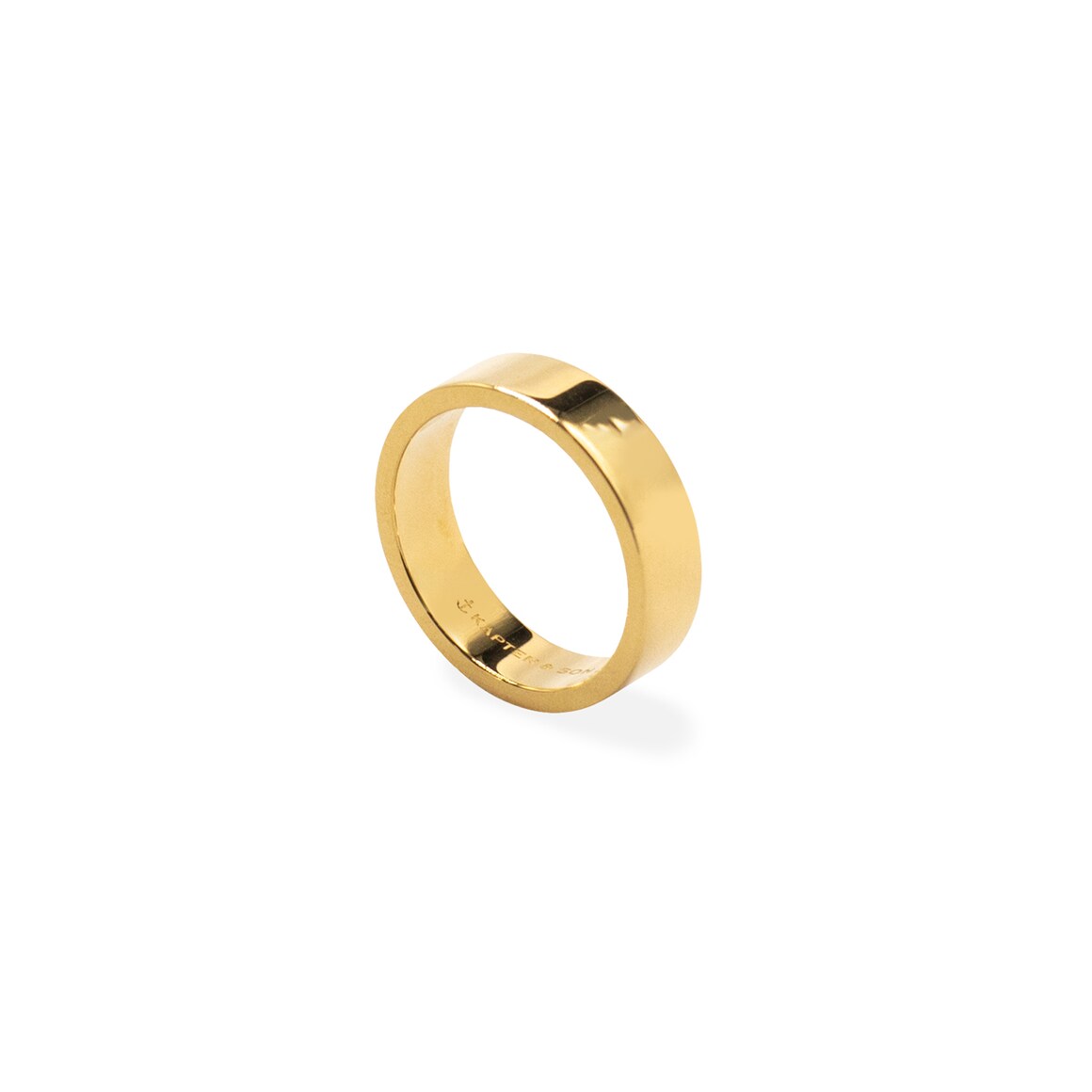 Kpten & Son Ring Bold Gold Kostenlose Rückgabe