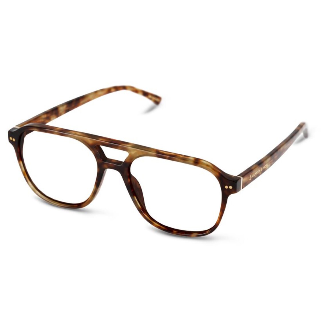 Kpten & Son Zurich Oversize Havana Tortoise mit Sehstärke Letzter Tag