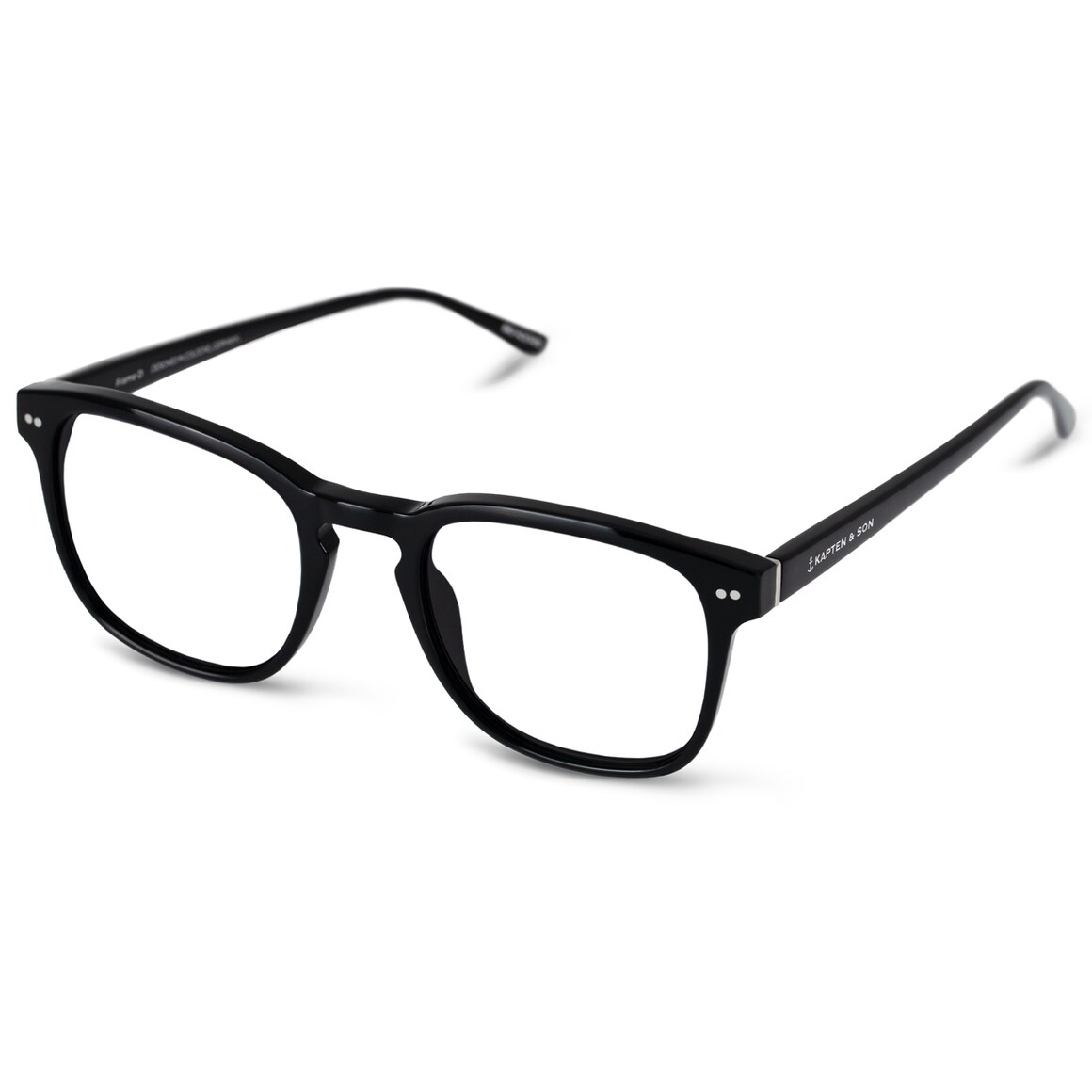 Kpten & Son Pasadena Large Black mit Sehstärke Kostenloser Versand international