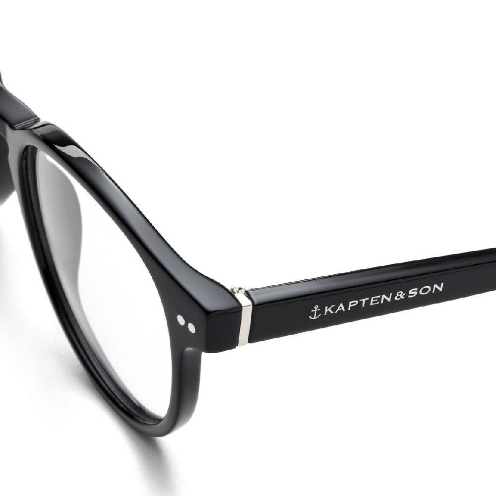 Kpten & Son Marais Small Shine Black mit Sehstärke Outlet