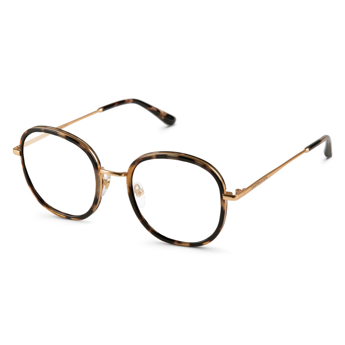 Kpten & Son Amsterdam Large Umber Tortoise mit Sehstärke