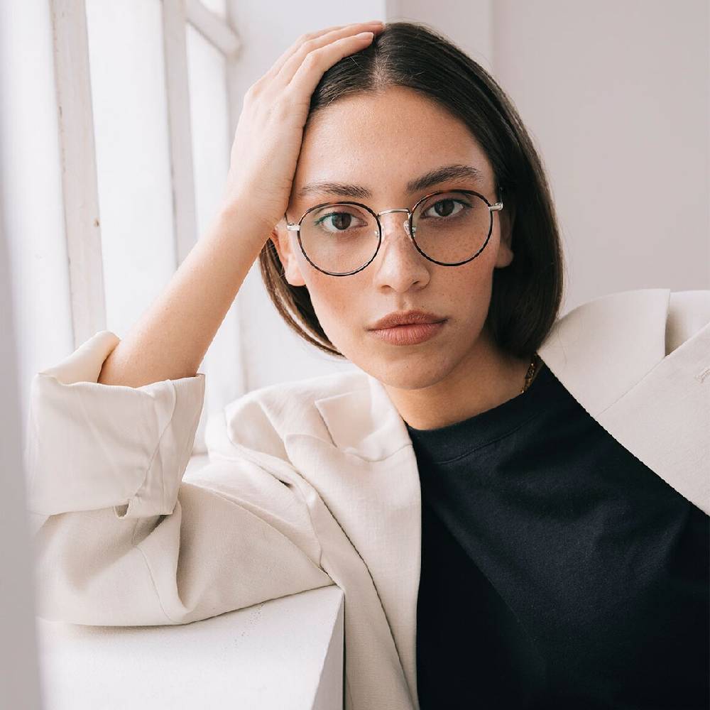Kpten & Son London Small Silver Tortoise mit Sehstärke Rabatt
