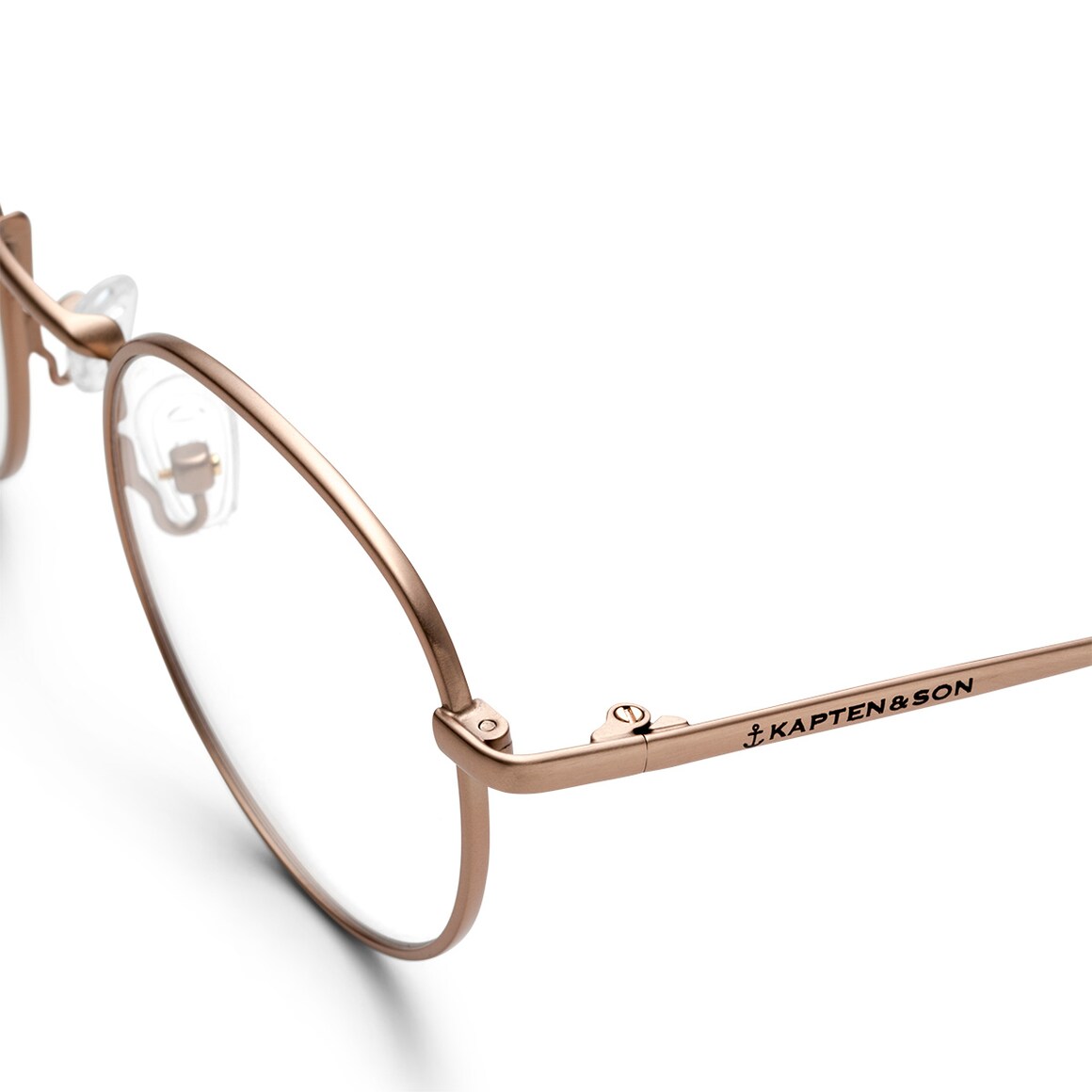 Kpten & Son London Small Matt Rose Gold mit Sehstärke Saisonschlussverkauf