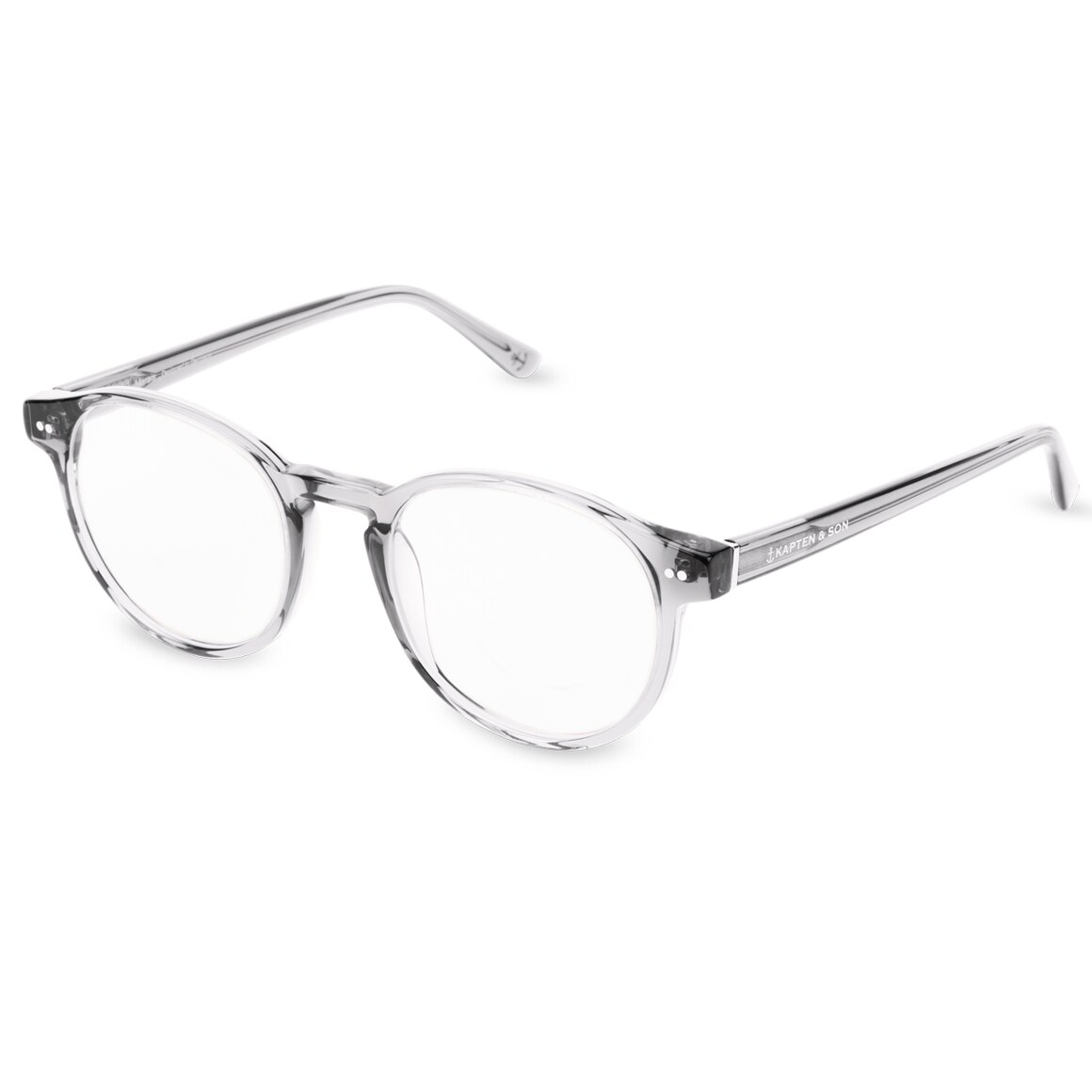 Kpten & Son Marais Small Transparent Grey mit Sehstärke Heißer Verkauf