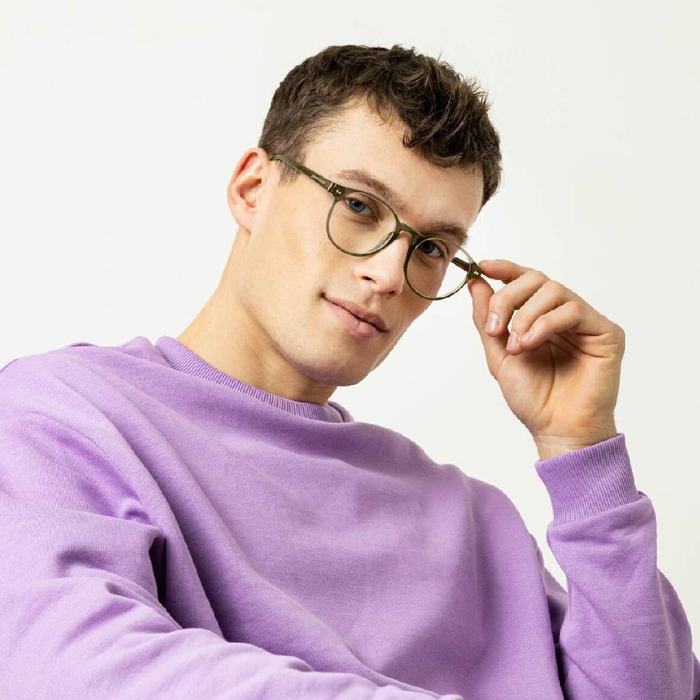 Kpten & Son Marais Transparent Olive mit Sehstärke Top Angebot