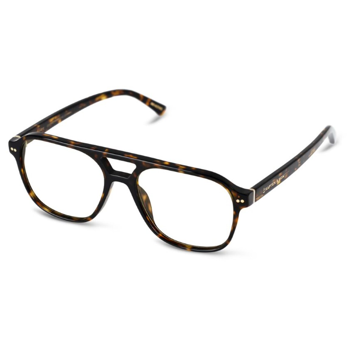 Kpten & Son Zurich Oversize Dark Tortoise mit Sehstärke Begrenzt auf 3 Tage