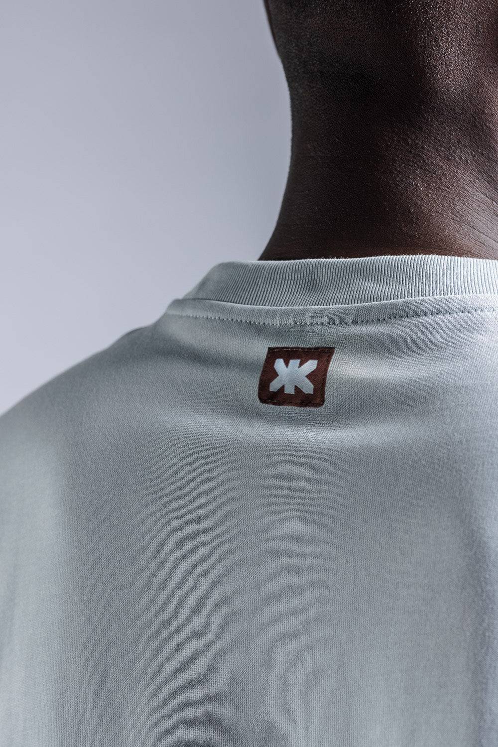 Karo Kauer T-Shirt Ice Blue Räumungsverkauf