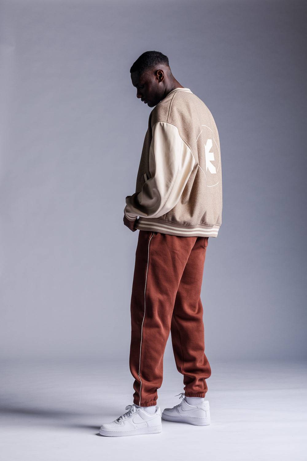 Karo Kauer College Jacket Beige Kauf eins, bekomm eins gratis