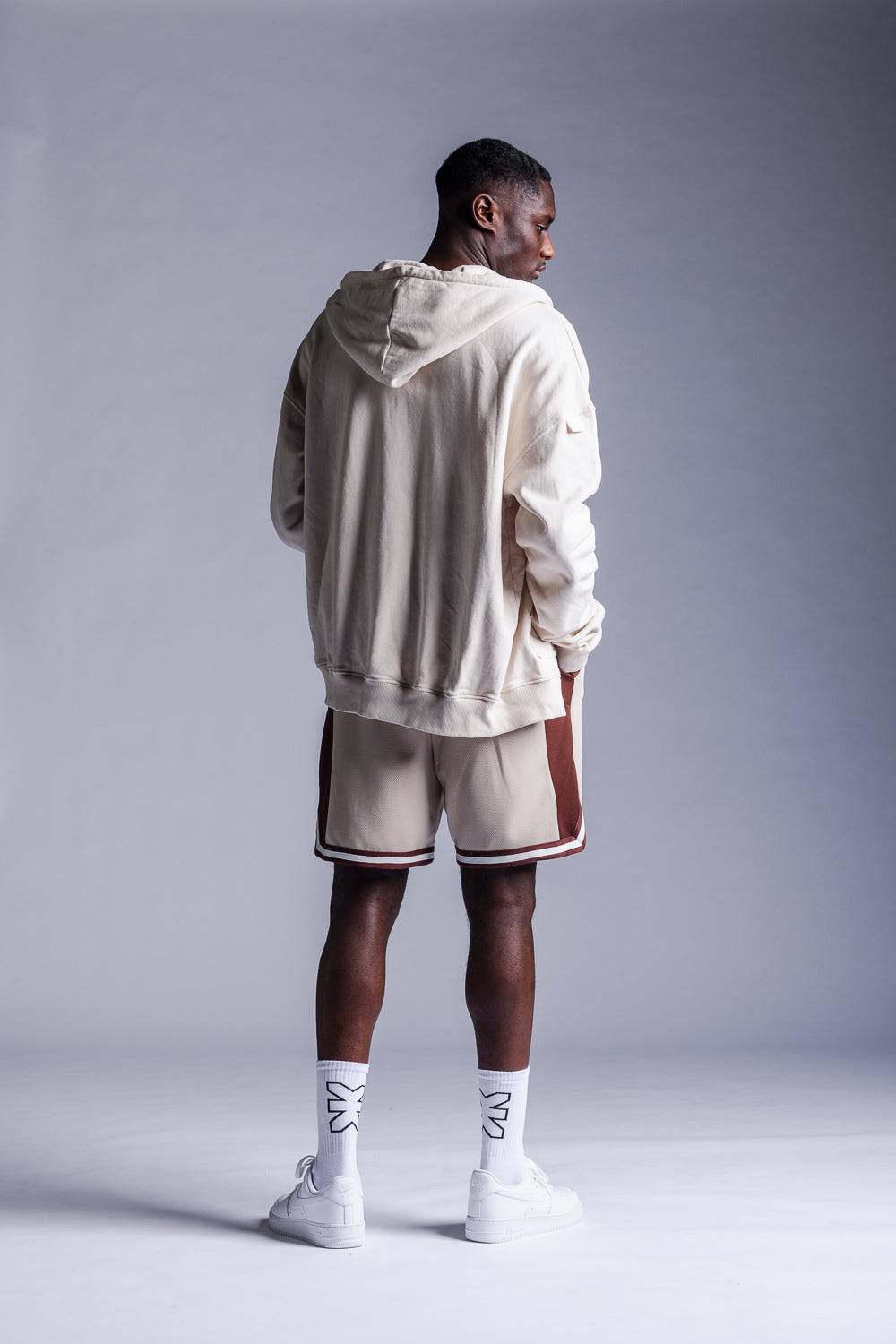 Karo Kauer Zipped Hoodie Beige Sonderangebote