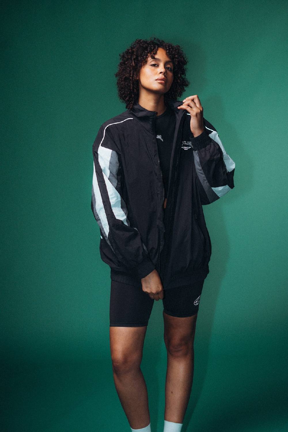 Karo Kauer Track Jacket Black Letzter Tag
