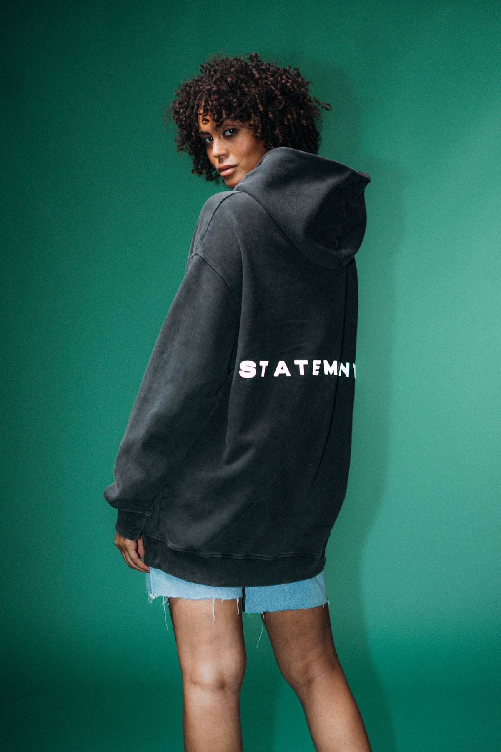 Karo Kauer Statement Hoodie Reflective Zeitbegrenzte Promotion