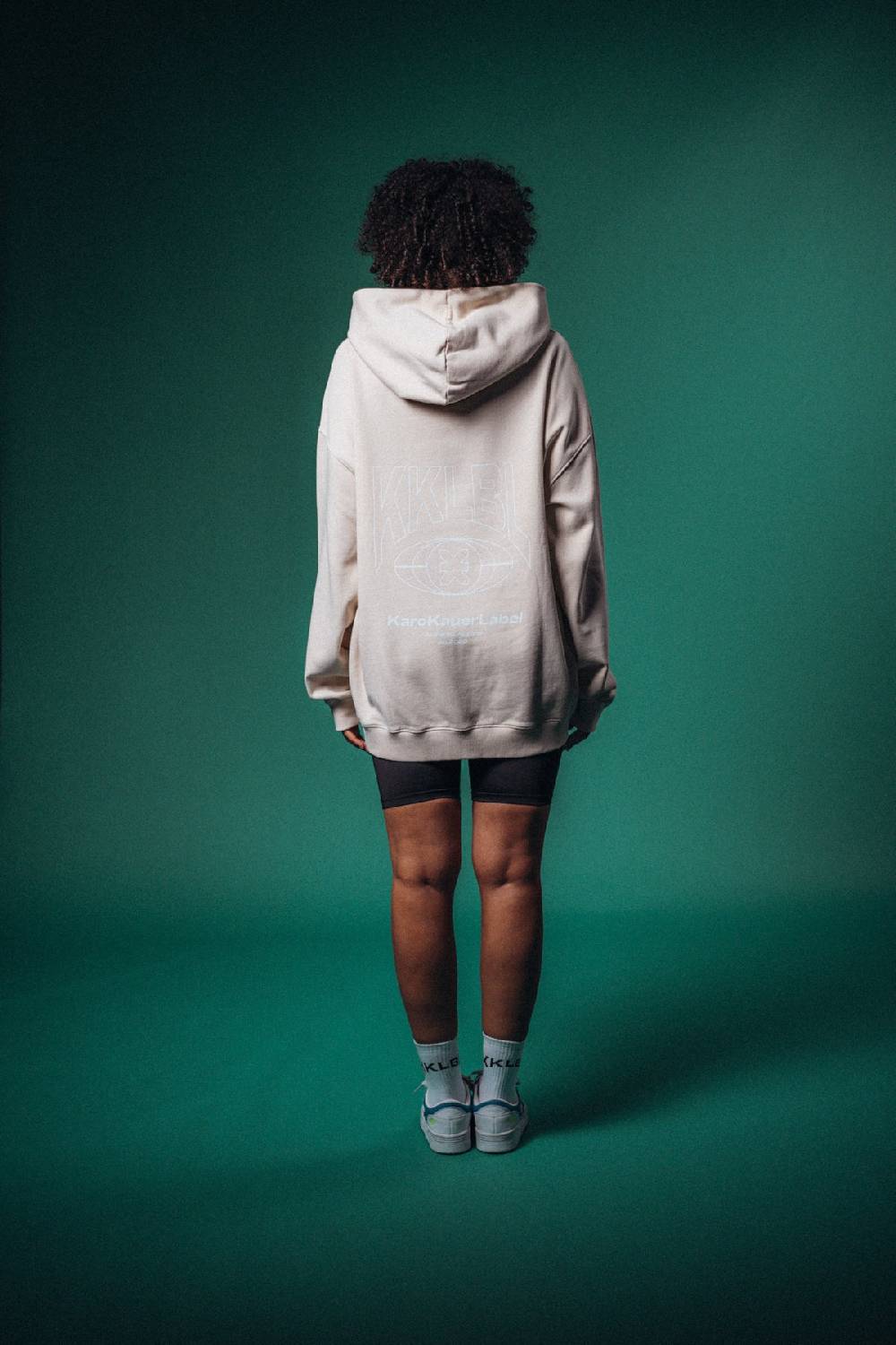 Karo Kauer Hoodie KKLBL Marble Nur für heute