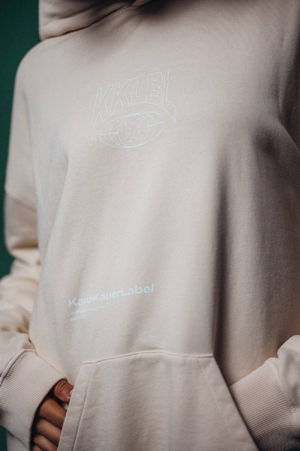 Karo Kauer Hoodie KKLBL Marble Nur für heute
