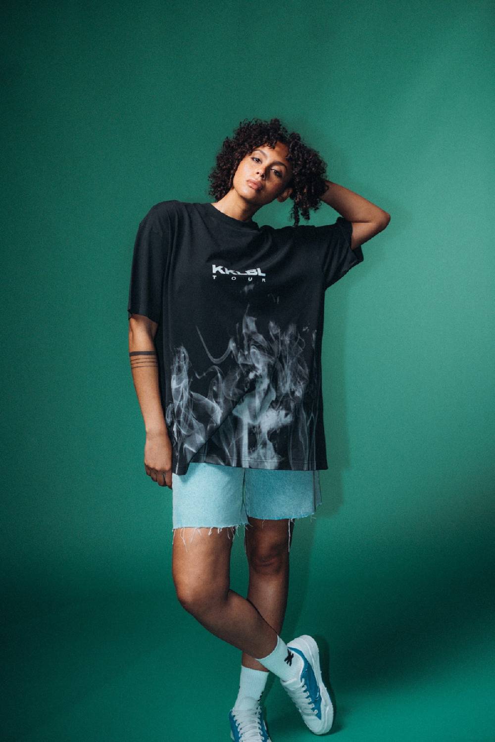 Karo Kauer Tour T-Shirt Smoke Black Bis zu 55% Rabatt