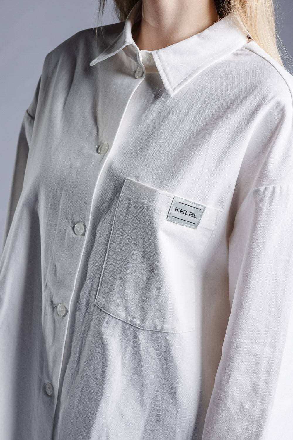 Karo Kauer Woven Blouse White Fabrikladen